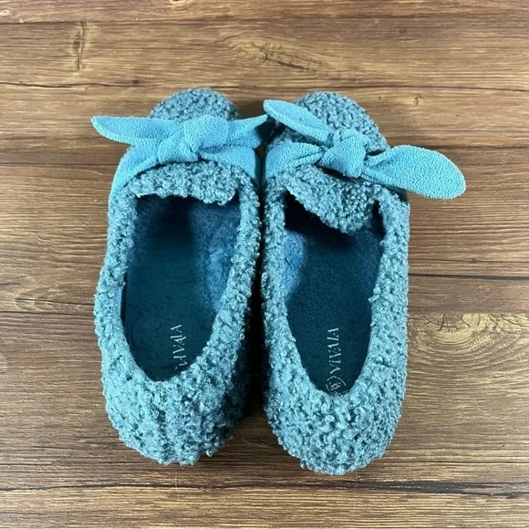 VIVAIA Audrey Faux Fur Slip-On Loafers Slippers Women’s Size 8.5 (38.5) Shoes - Picture 9 of 10